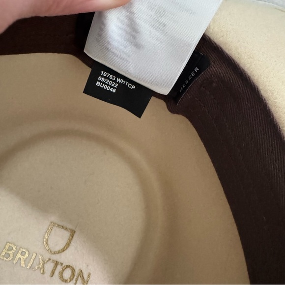 Brixton Messer Hat in Sand Medium - Picture 8 of 9